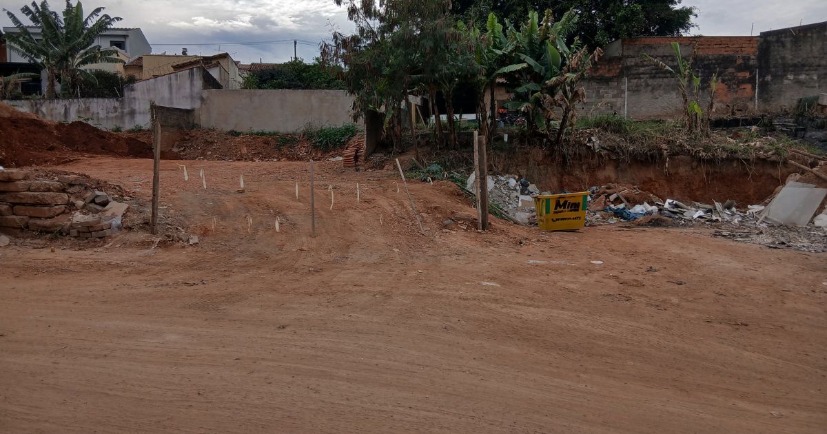 Vista frontal do terreno à venda no Jardim Guarani, Campinas, 425 m², eixo Guarani-Nova Campinas
